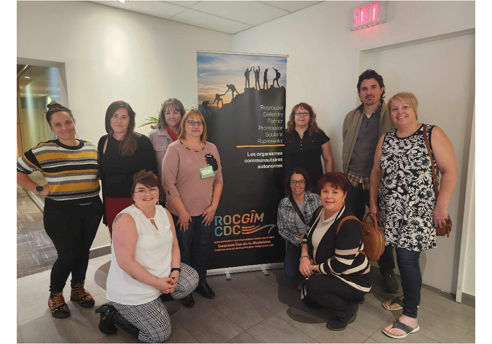 Assemblée générale annuelle du Regroupement des organisme communautaires de la Gaspésie / ÎdM (ROCGIM-CDC).