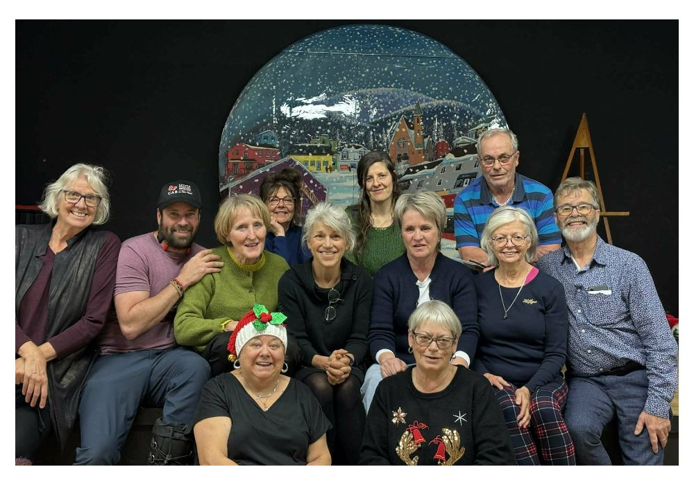 Belle gang de la Popote roulante du secteur Mont-Louis lors de leur d&icirc;ner de No&euml;l hier !